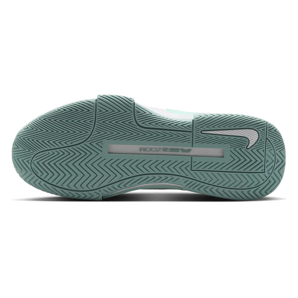 Women`s Zoom GP Challenge 1 Tennis Shoes White and Mint Foam Footwear Nike
