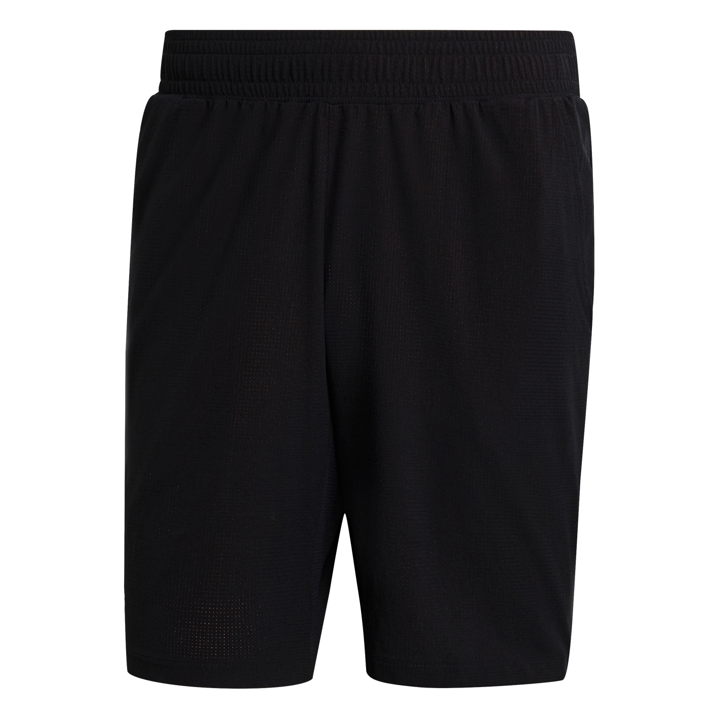 Men`s Ergo 9 Inch Tennis Short Black and White Apparel Adidas