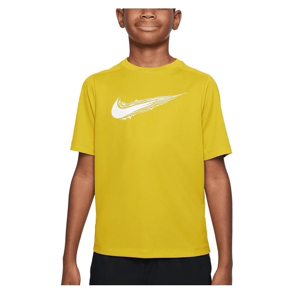 Boys` Multi Dri-FIT Short-Sleeve Training Top Apparel Nike