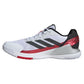 Men`s Crazyquick LS Padel Shoes Footwear White and Lucid Red Footwear Adidas