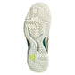 Men`s Adizero Cybersonic 2 Tennis Shoes Core White and Gold Metallic Footwear Adidas