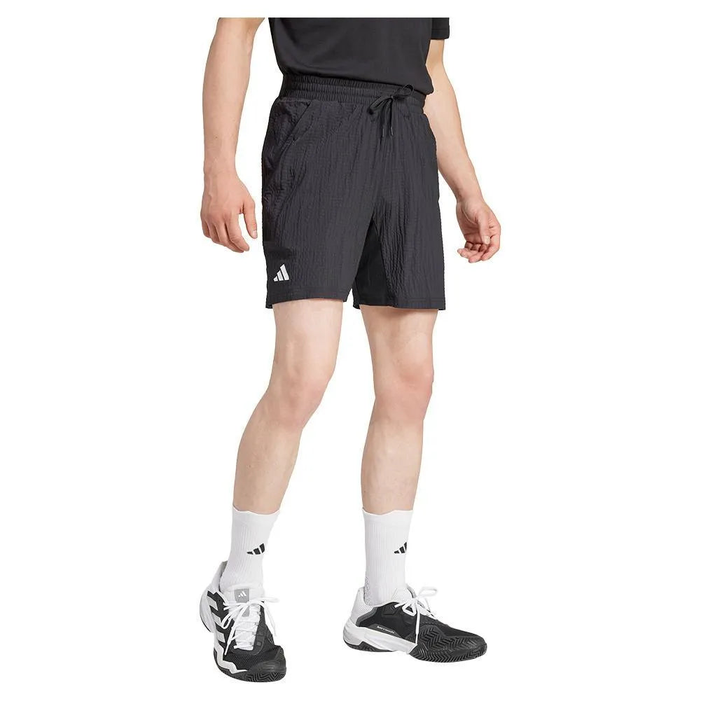 Mens Pro Ergo 7 Inch Tennis Short Black