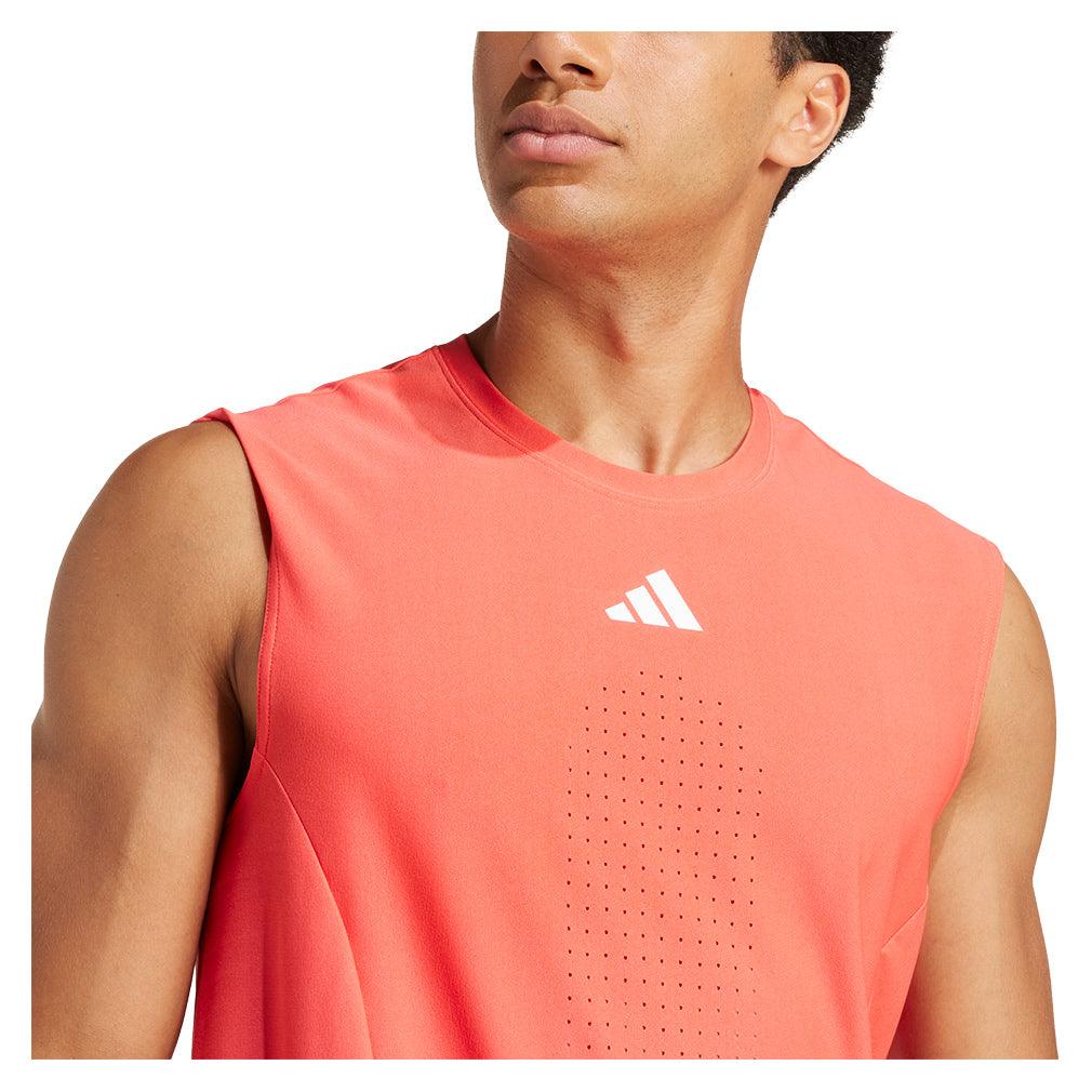 Men`s Pro Tank Top Semi Lucid Red Apparel Adidas