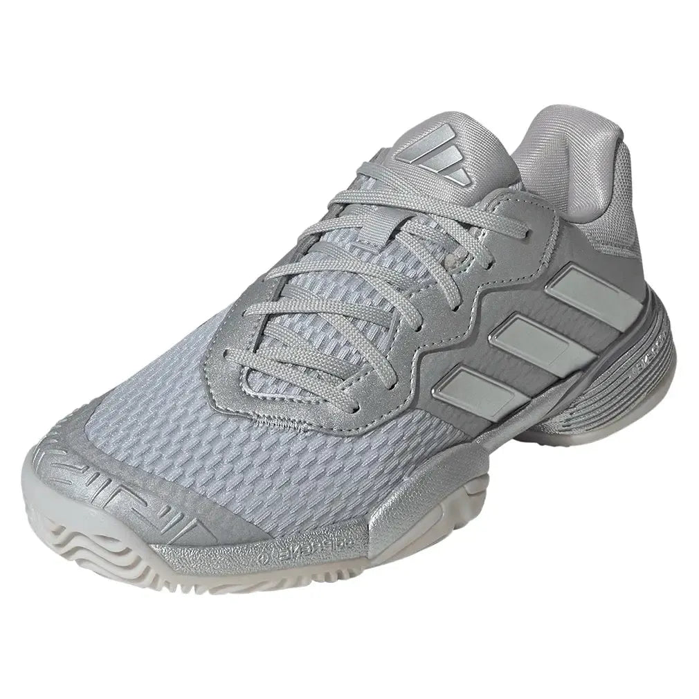 Juniors' Barricade Tennis Shoes Silver Metallic and Dash Grey