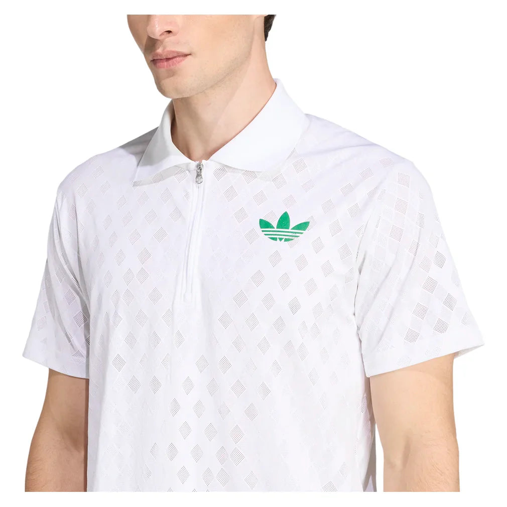 Men`s Pro Tennis Polo White Apparel Adidas