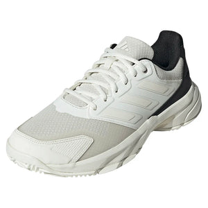 Women`s CourtJam Control 3 Tennis Shoes Off White and Champagne Metallic Footwear Adidas
