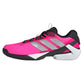 Men`s adizero Ubersonic 5 Tennis Shoes Lucid Pink and Silver Metallic Footwear Adidas