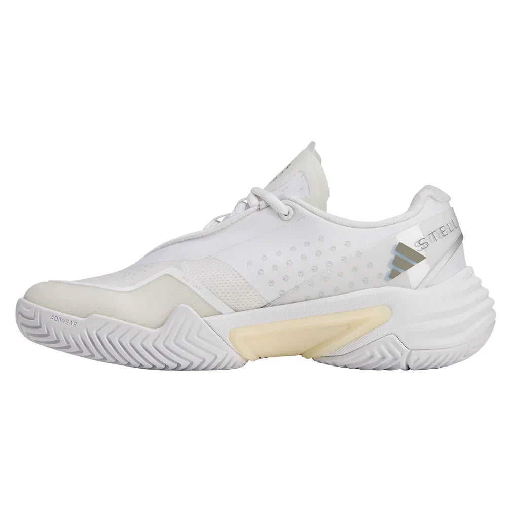 Women`s Stella McCartney Barricade Tennis Shoes Footwear White and Almond Milk Footwear Adidas