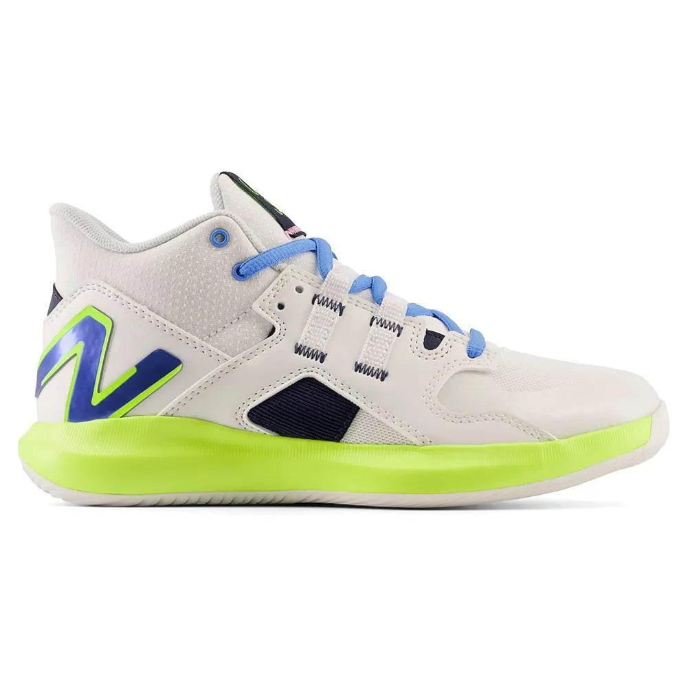 Juniors' Coco CG1 Tennis Shoes White and Hi-lite