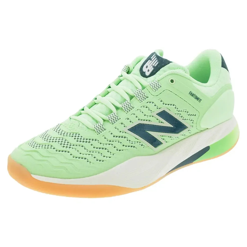 Men's Fresh Foam X CT-Rally v2 D Width Tennis Shoes Lab Green and New Spruce