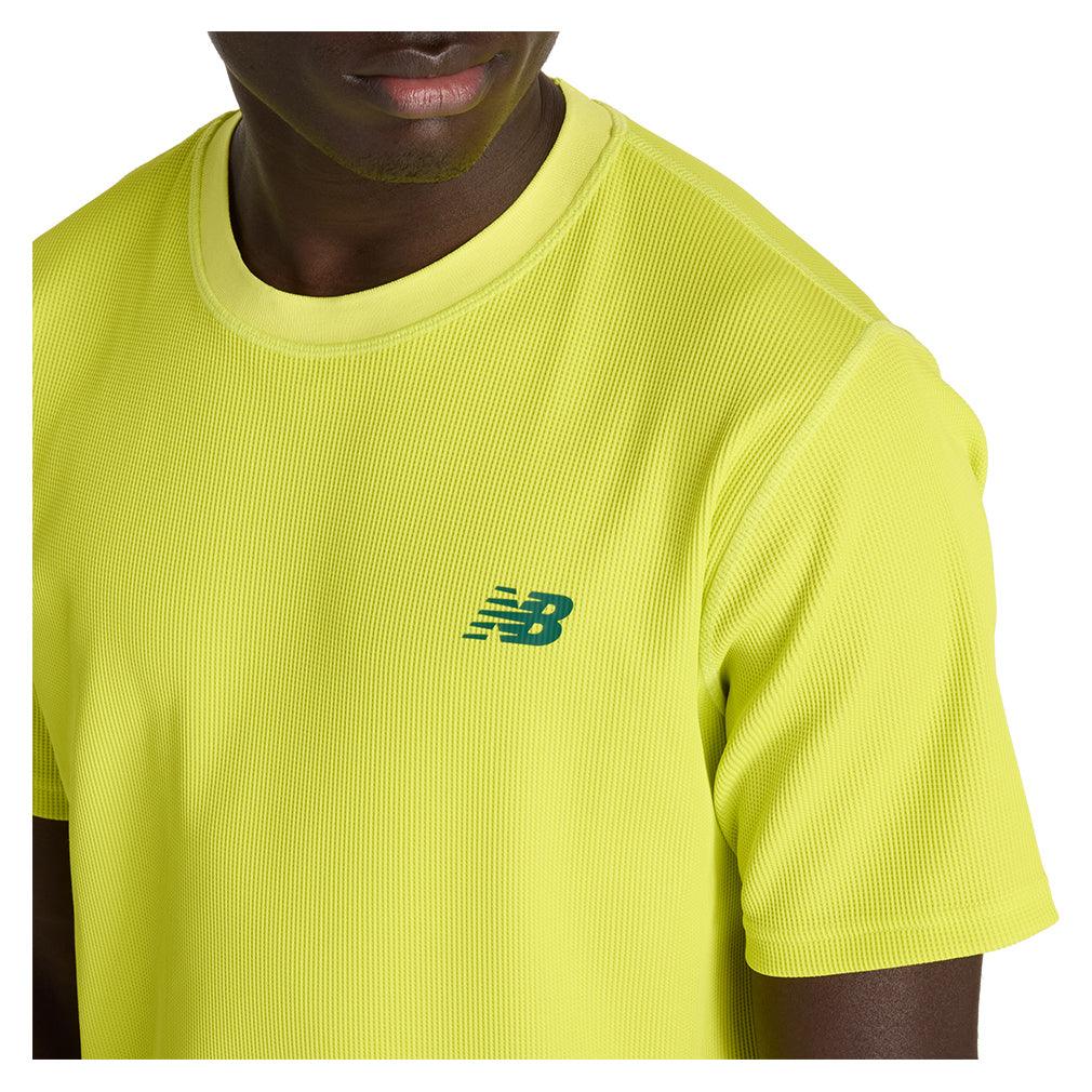 Men`s Waffle Tournament Tennis Top Firefly Apparel New Balance