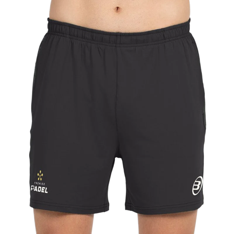 Pantalón Corto Bullpadel Preux Premier Padel Negro