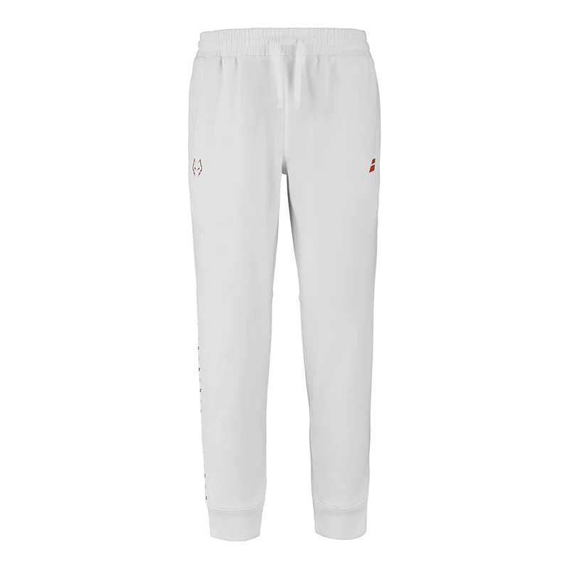 Pantalón Largo Babolat Algodón White/White 2026 J. Lebrón