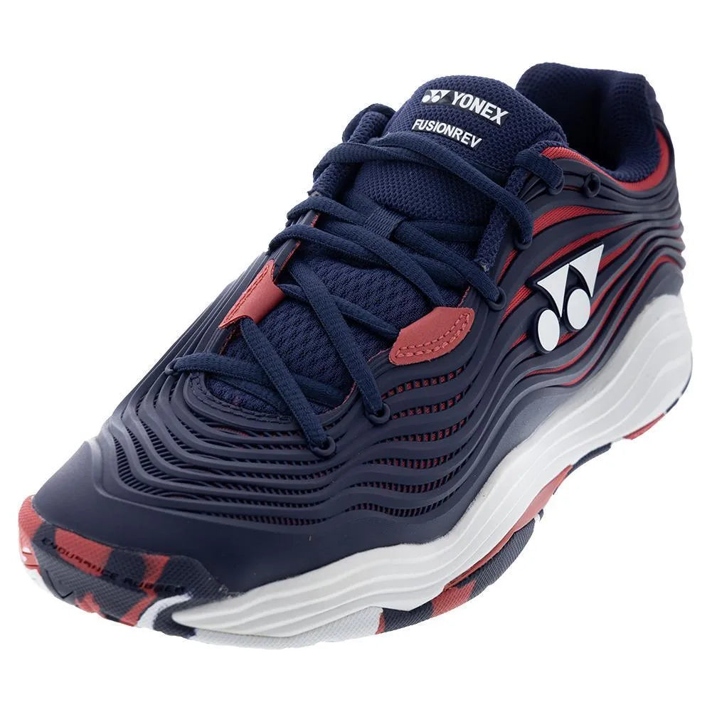 Men's Power Cushion Fusionrev 5 Tennis Shoes Navy and Red