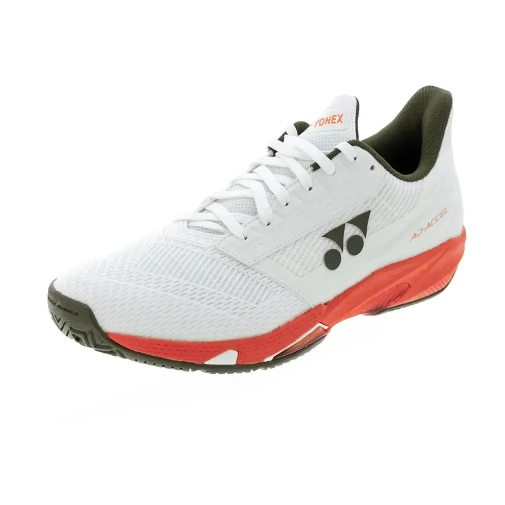 Men's AD-ACCEL Tennis Shoes White and Orange