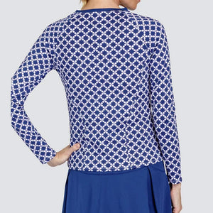 Women's Lilyrose Long Sleeve Tennis Top Mini Ellipse Apparel Tail