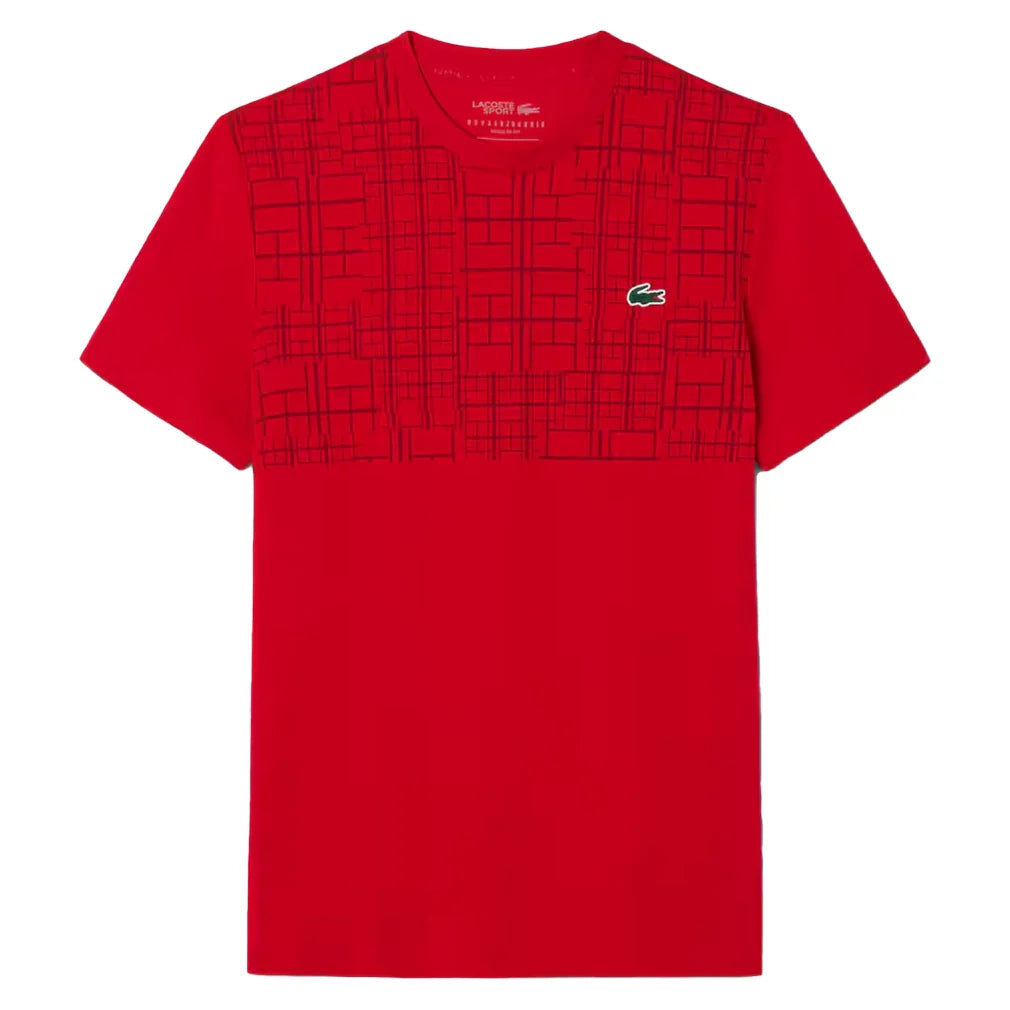 Men`s Novak Djokovic Fan Tennis Top Apparel Lacoste
