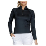 Women's Imelda Long Sleeve 3/4 Zip Tennis Top Apparel Tail