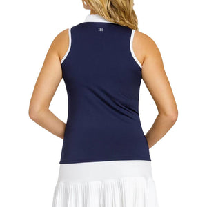 Women`s Sakura Tennis Tank Navy Blue Apparel Tail