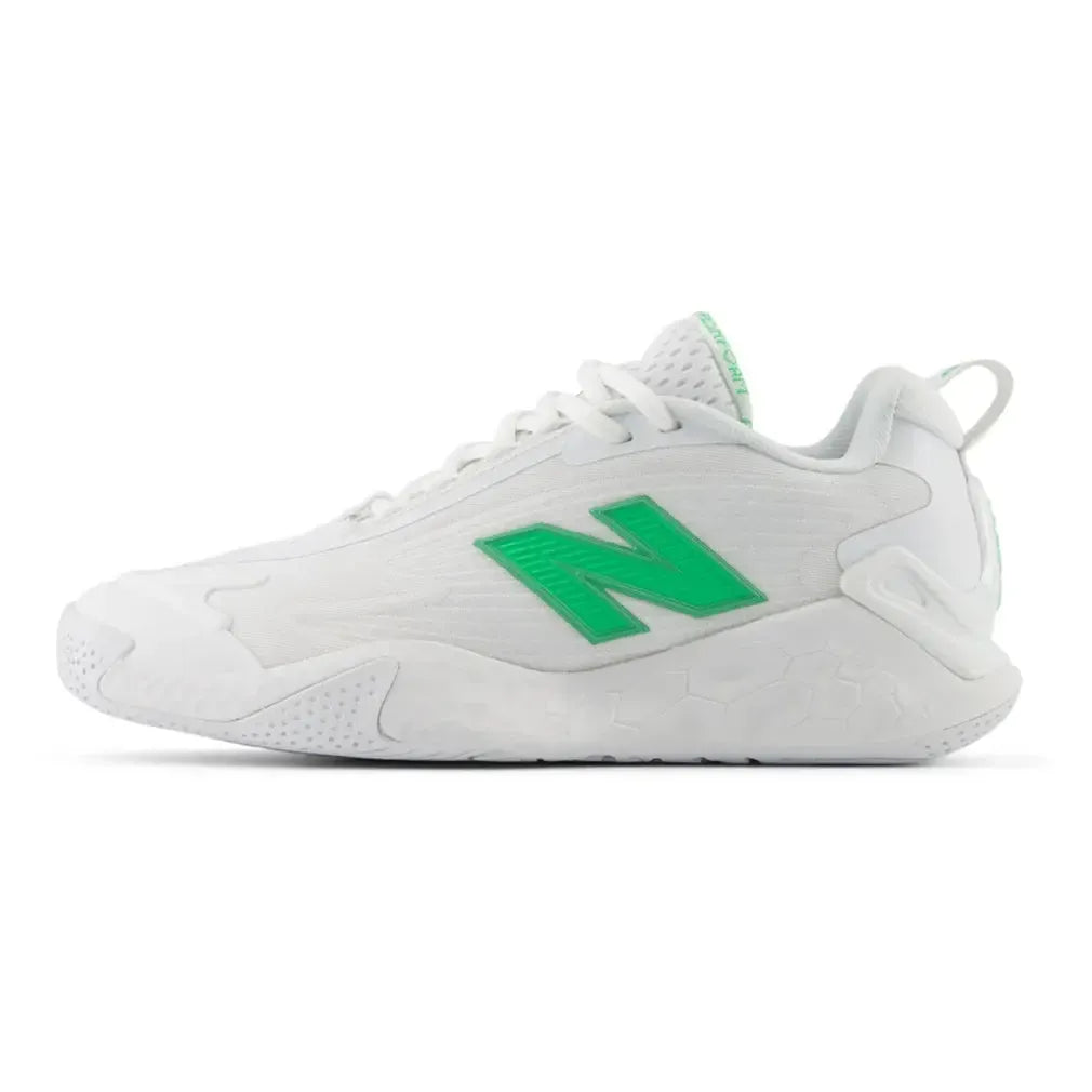Women's Fresh Foam X CT-Rally B Width Tennis Shoes White and Green Apple