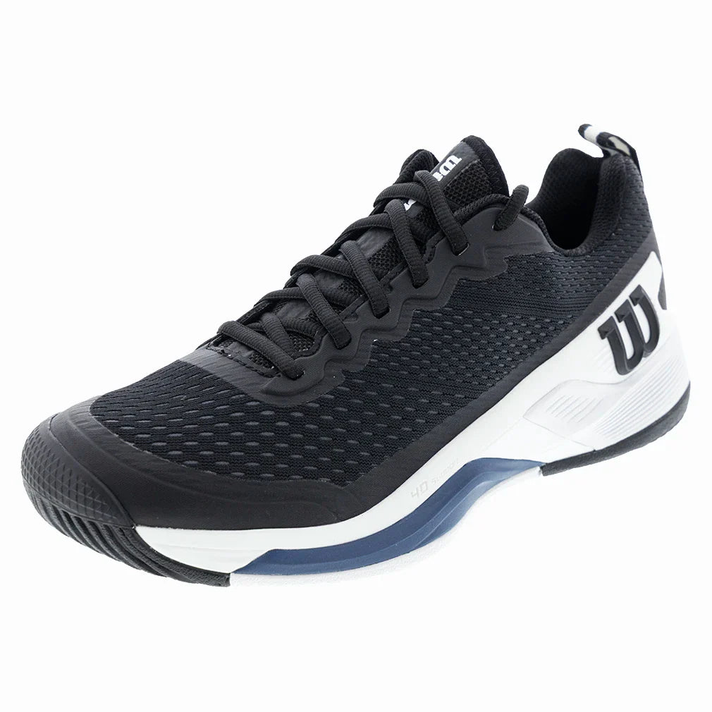 Men's Rush Pro 4.5 Tennis Shoes Black and Ensign Blue