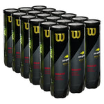 US Open Regular Duty Tennis Ball Case (4 Ball Cans) Balls Wilson