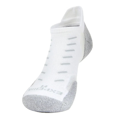 Experia Techfit Light Cushion No Show Tab Multisport Socks White Socks Thorlo