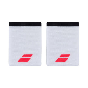 BABOLAT LOGO JUMBO White Red Wristband Accessories Babolat