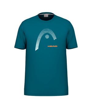 T shirt HEAD Club Carl Green 2025 Padel Clothes Head
