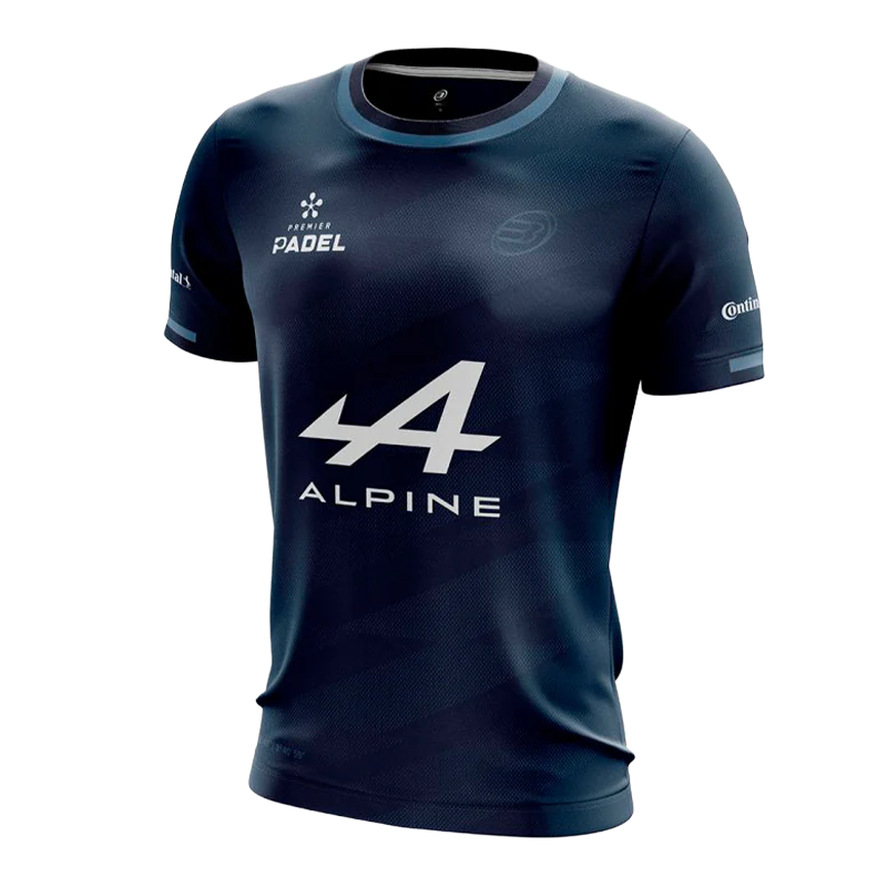 Camiseta Bullpadel Prior Fede Chingotto Azul Marino 2026