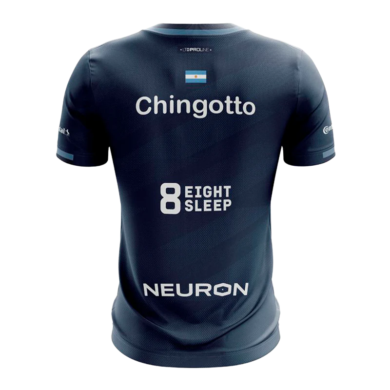 Camiseta Bullpadel Prior Fede Chingotto Azul Marino 2026