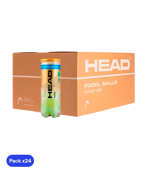 Cajón Pelotas HEAD Padel Pro S+ PadelPROShop (pack x 24)