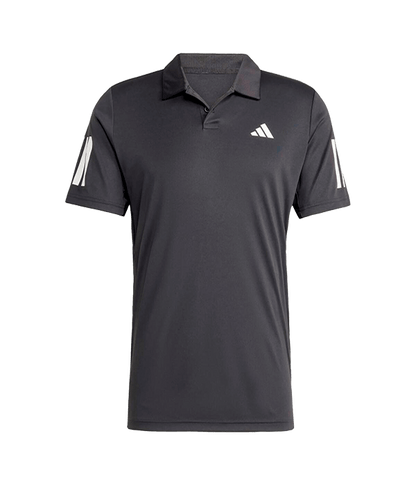 Polo Adidas Club 3STR Black 2025 Padel Clothes Adidas