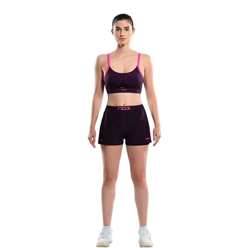 Sujetador Deportivo NOX Pro Deep Purple